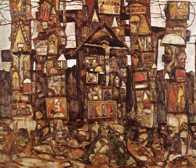 Egon Schiele Woodland Prayer china oil painting image